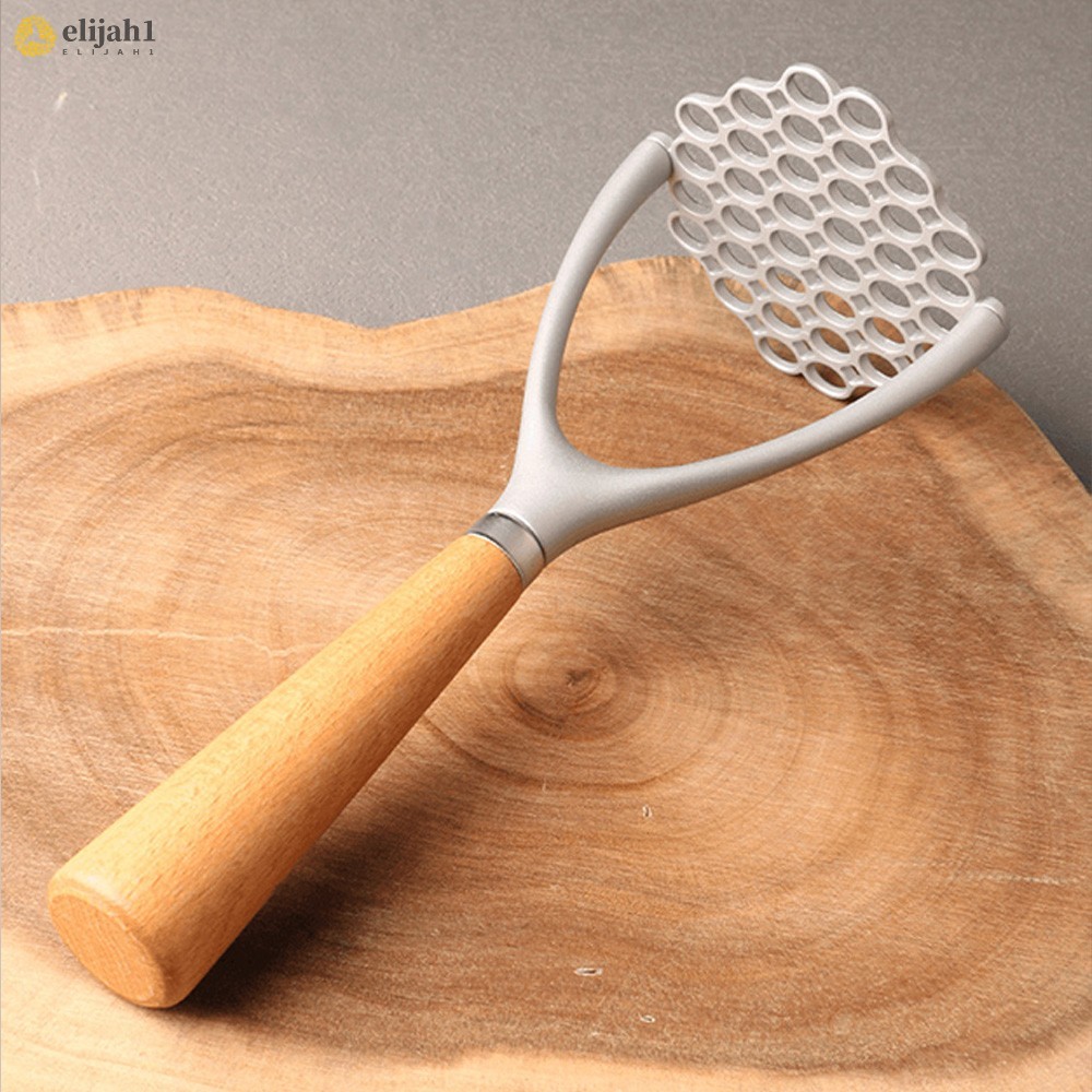 Heavy Duty Potato Masher - Handheld Ricer for Vegetables and Refried ...