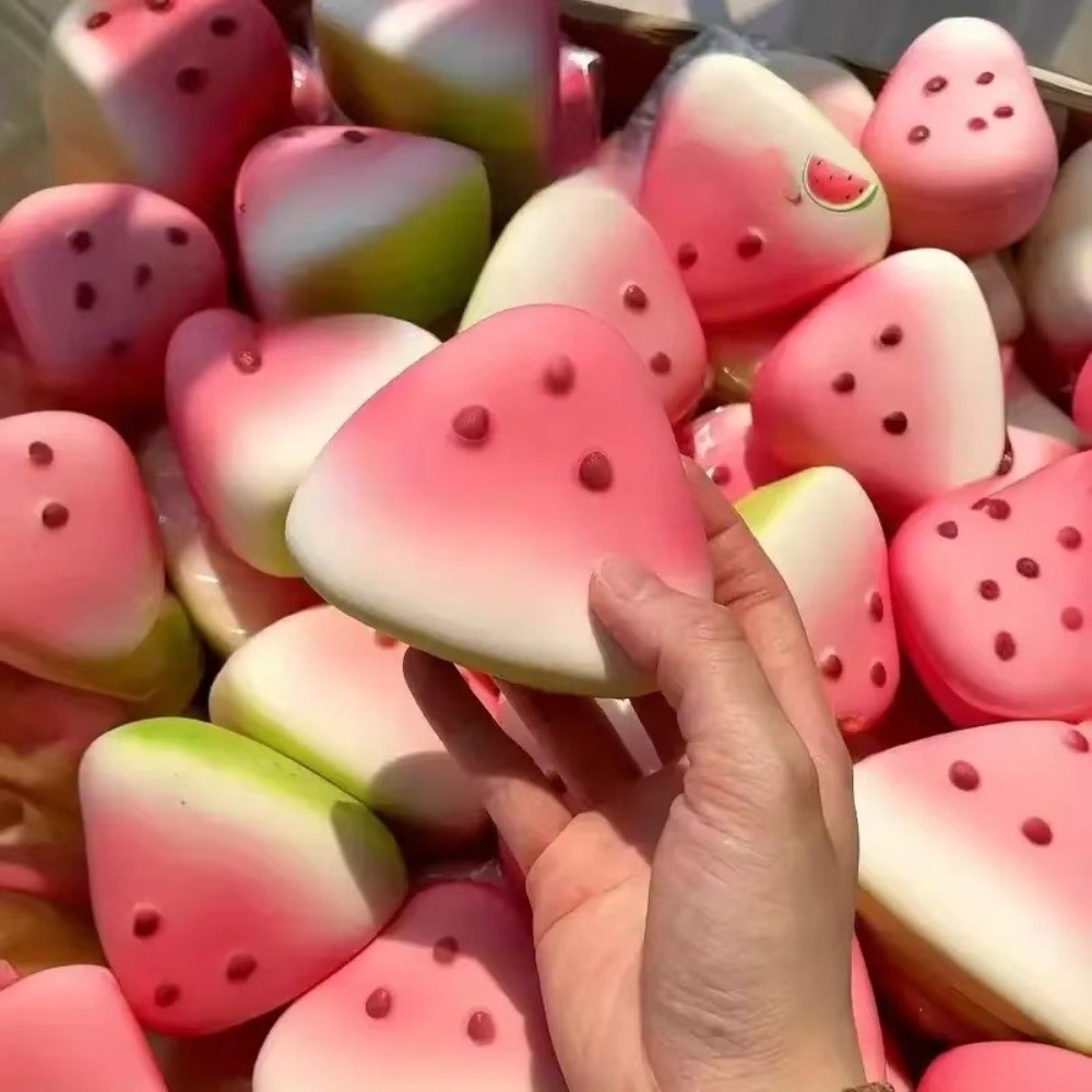 EASY Watermelon Stress Reliever , Soft Ice Skin Slow Rebound Anti ...