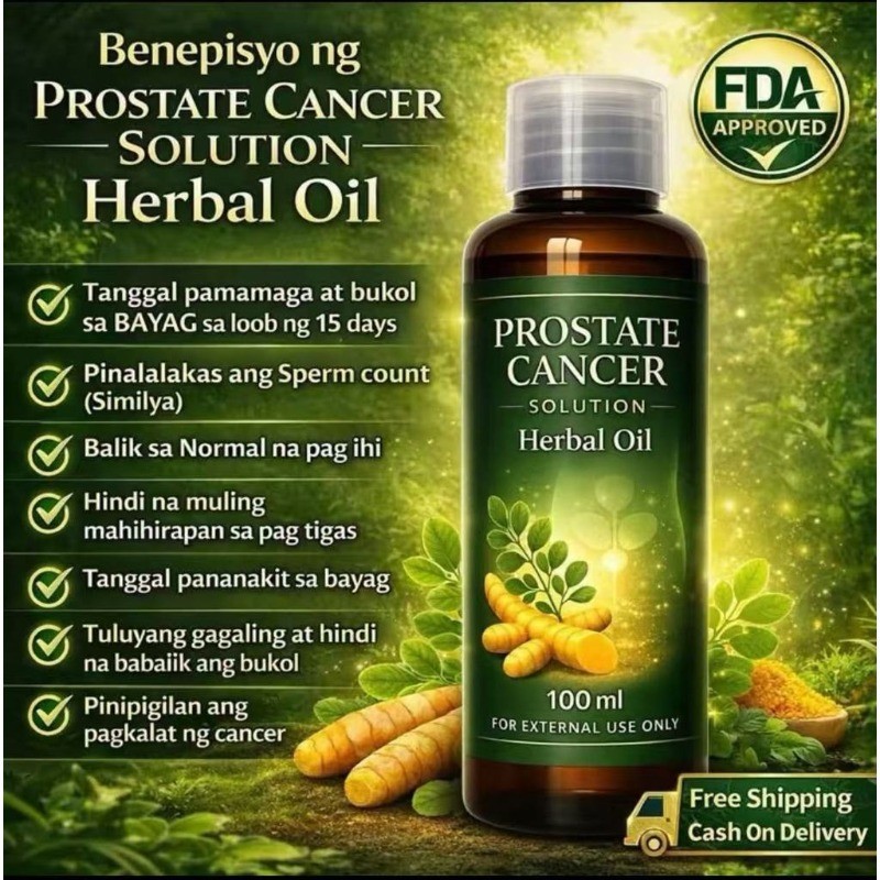 【Hot selling stock】Prostate Cancer Solution Herbal Oil Natural Relief ...