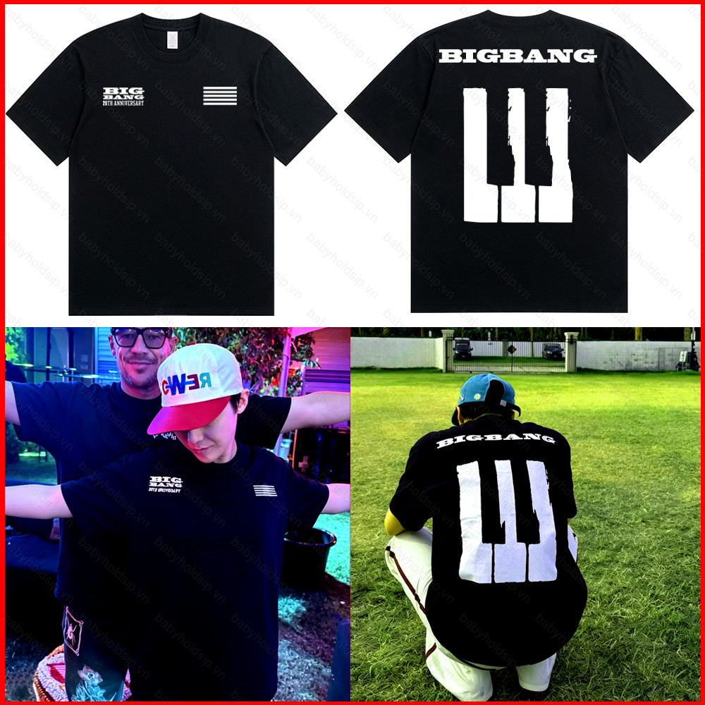 BS1 Coachella Bigbang 20th Anniversary G-DRAGON 220cotton T-shirt