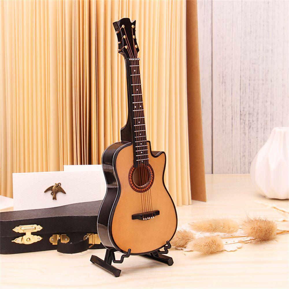 USTZZ Guitar Scale Model Special Mini Electric Guitar Model Dolls House ...