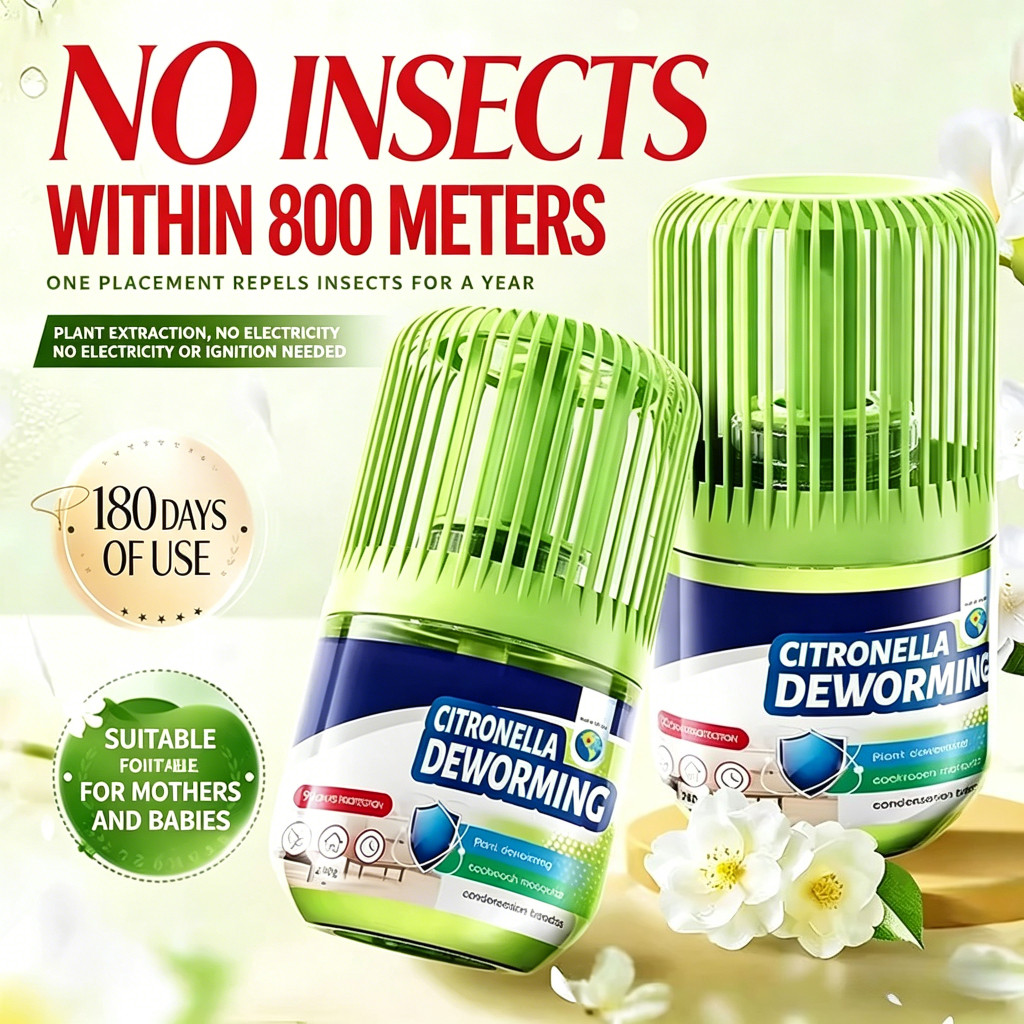German Mosquito Repellent 2026 New Non Toxic Smoke Free Unscented ...