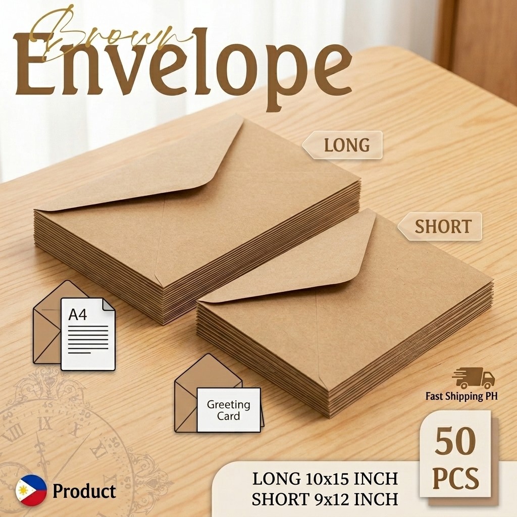 Shop envelopes brown for Sale on Shopee Philippines