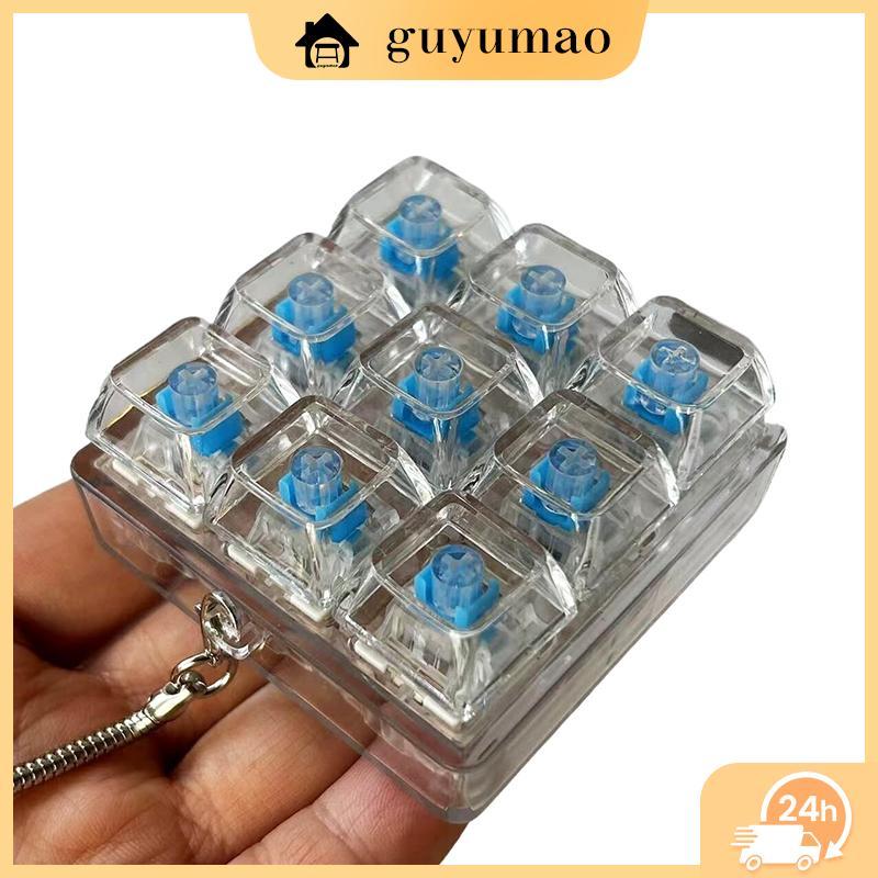 [GUYU] 4Key Mechanical Keyboard Axis Tester LED Keycap Sampler Switch ...