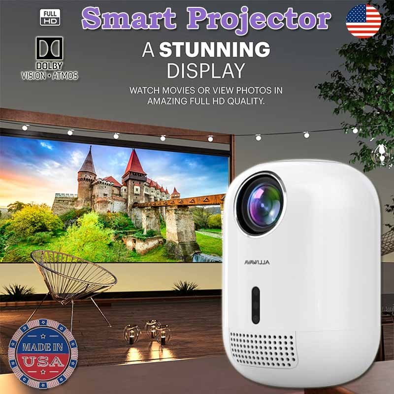 Dolby Vision Dolby Atmos SMart Projector Portable Smart Mini 15000/ ...
