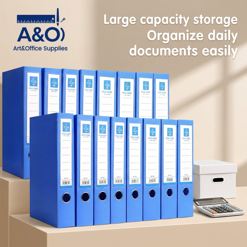 A4 File Box Bond Paper Organizer Document Box File Case Large Capacity ...