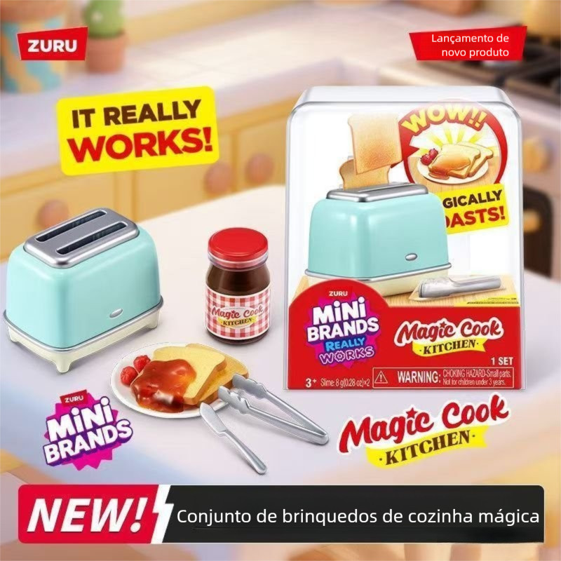 ZURU Magic Chef Mini Kitchen Full Set Series-Children Functional Toys ...