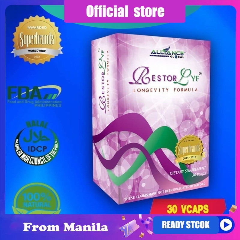 Restorlyf Longevity formula (30 capsule) | Shopee Philippines