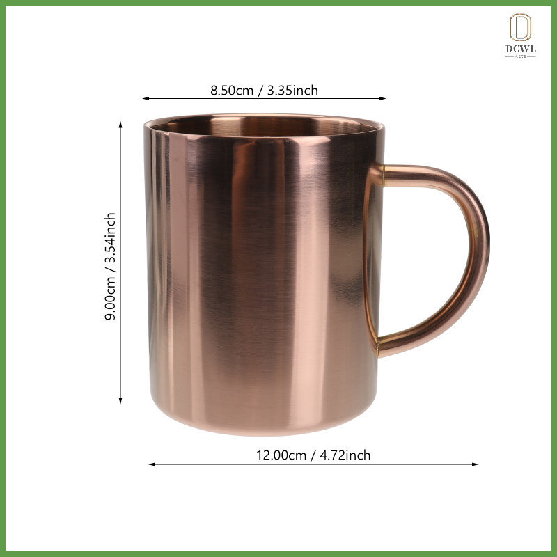 [READY STOCK] Cocktail Copper Mugs Stainless Steel Coffee Glasses ...