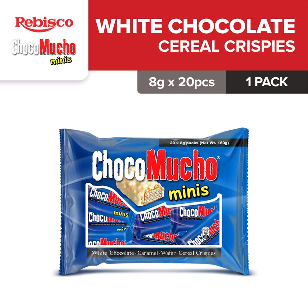 Choco Mucho Minis White Choco 8g x 20pcs | Shopee Philippines