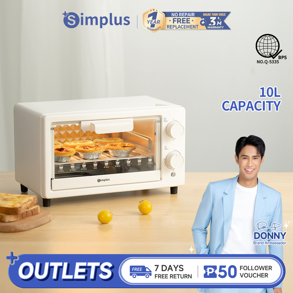 Simplus 10L Electric Oven for Baking Multifunctional Oven Toaster ...