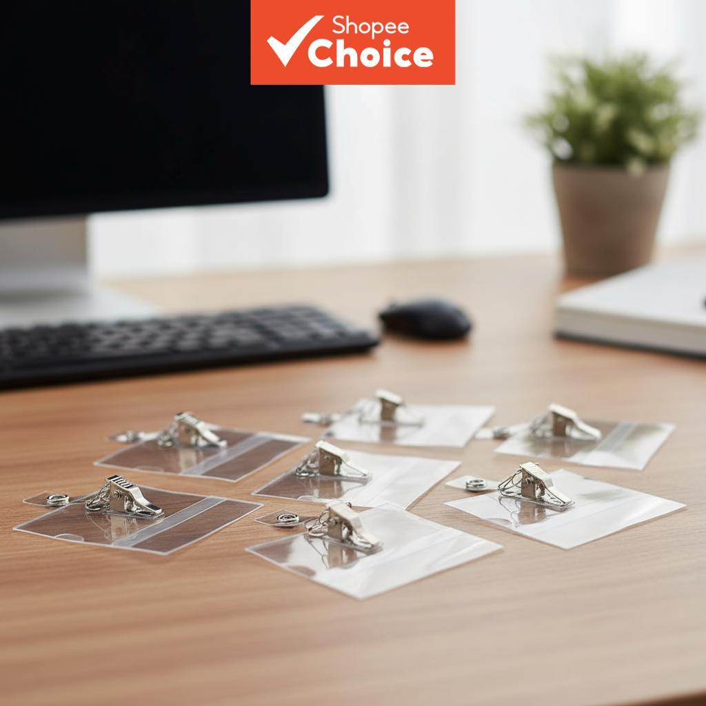 Name Tags with Pin & Clip | Pack of 10 PVC | Employee ID Tags, Plastic ...