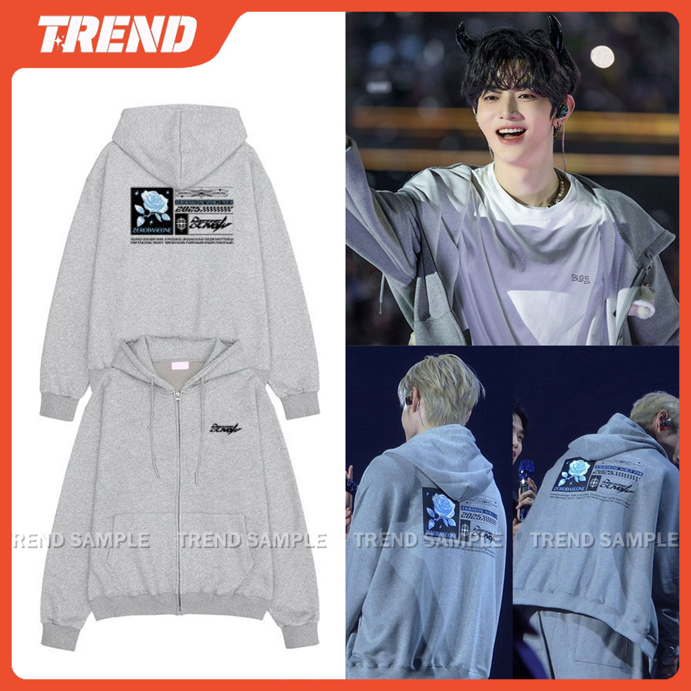 2025 ZB1 ZEROBASEONE WORLD TOUR HERE&NOW Merch Zip-up Hoodie