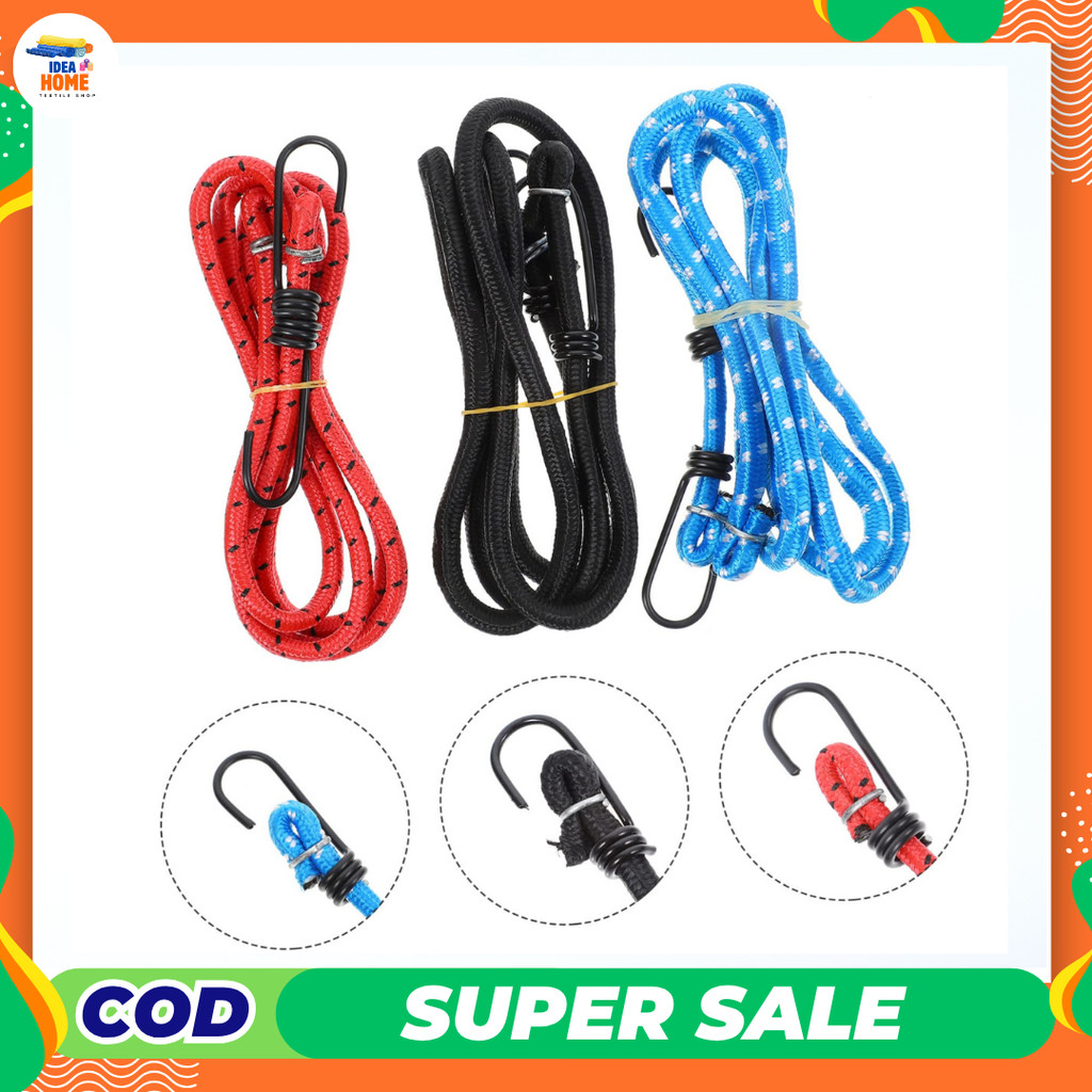 1.5m /1m Elastic Rope Hook Bicycle Rope Tethered Luggage Cart with Roof ...