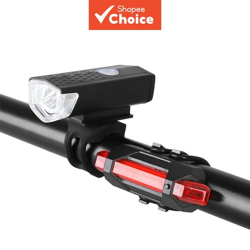 New Bicycle Front And Rear Lights Charging Night Riding Lighting ...