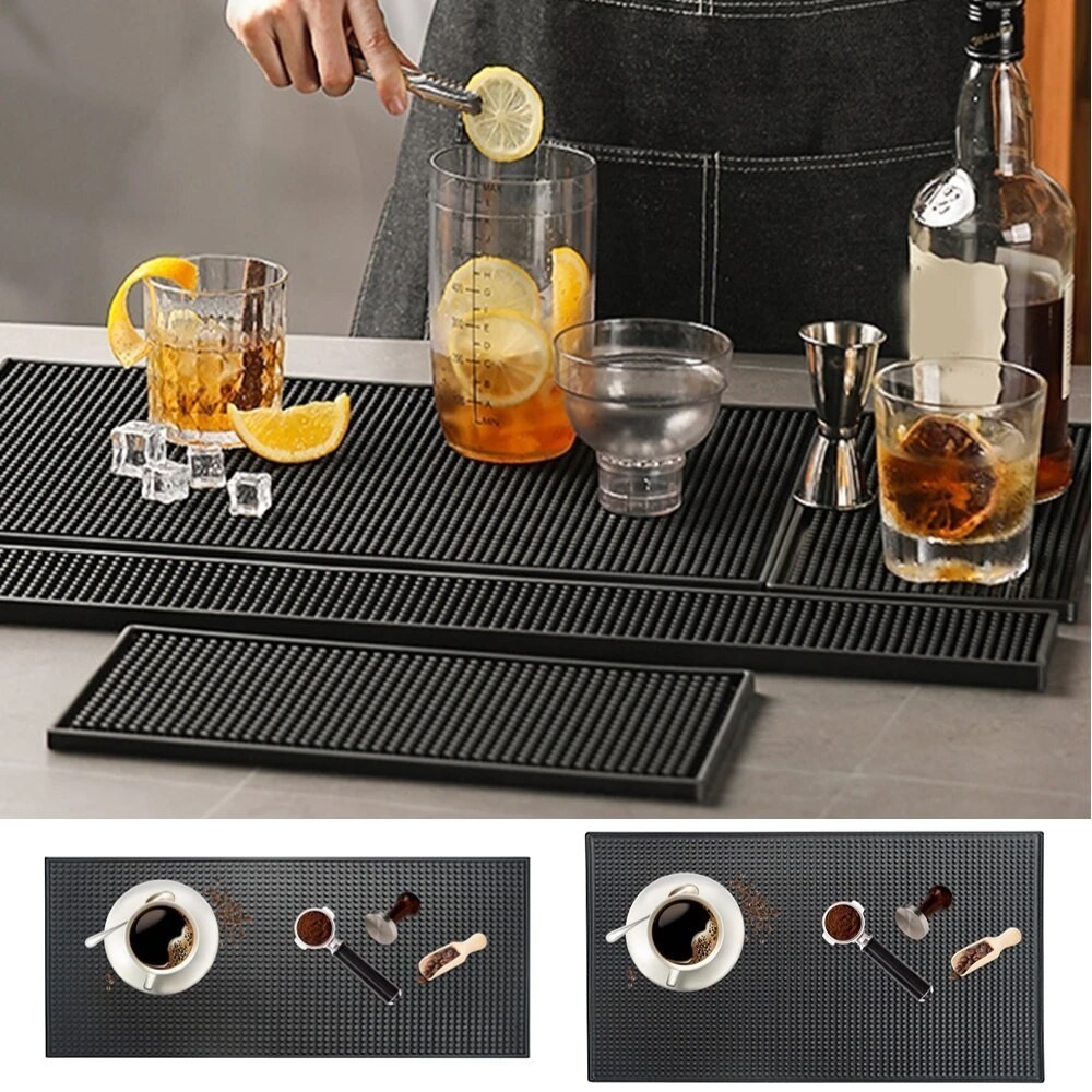COOKER KING Bar Countertop Soft Rubber Mat/Silicone Anti-slip Heat ...