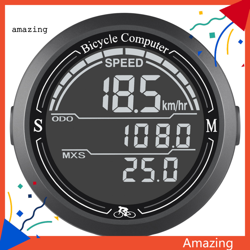 [AM] Bicycle Speedometer Wireless Stopwatch Wireless Bike Speedometer ...