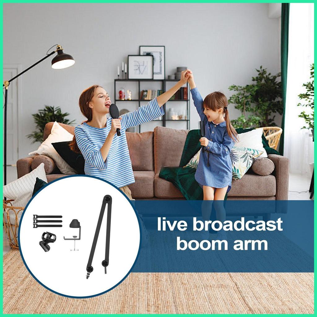 Microphone Desktop Holder Rotation Desk Mount for Recording Microphone ...
