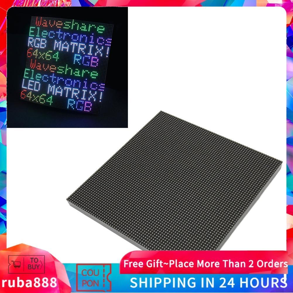 Ruba888 LED Matrix Display Panel 64×64 4096 RGB LEDs DIY Secondary ...