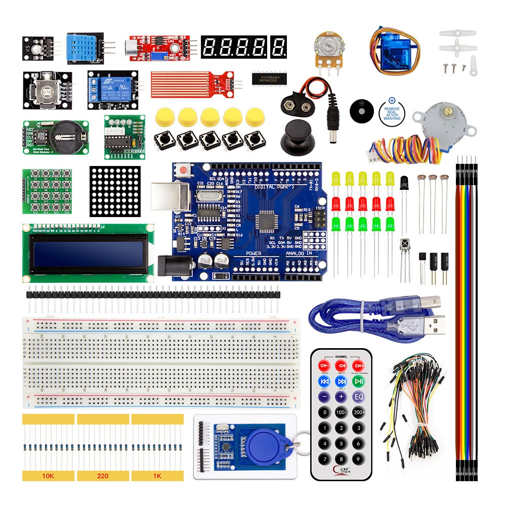 Complete Starter Kit Programming Learning Kit + 40 Projects For Arduino ...