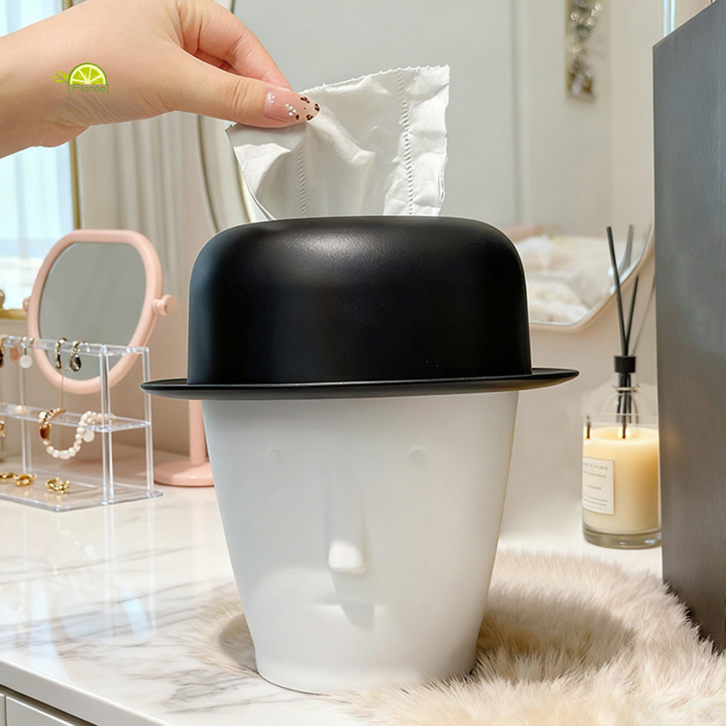 Abs Material Tissue Box Top Hat Tissue Holder Classy Top Hat Gentleman ...