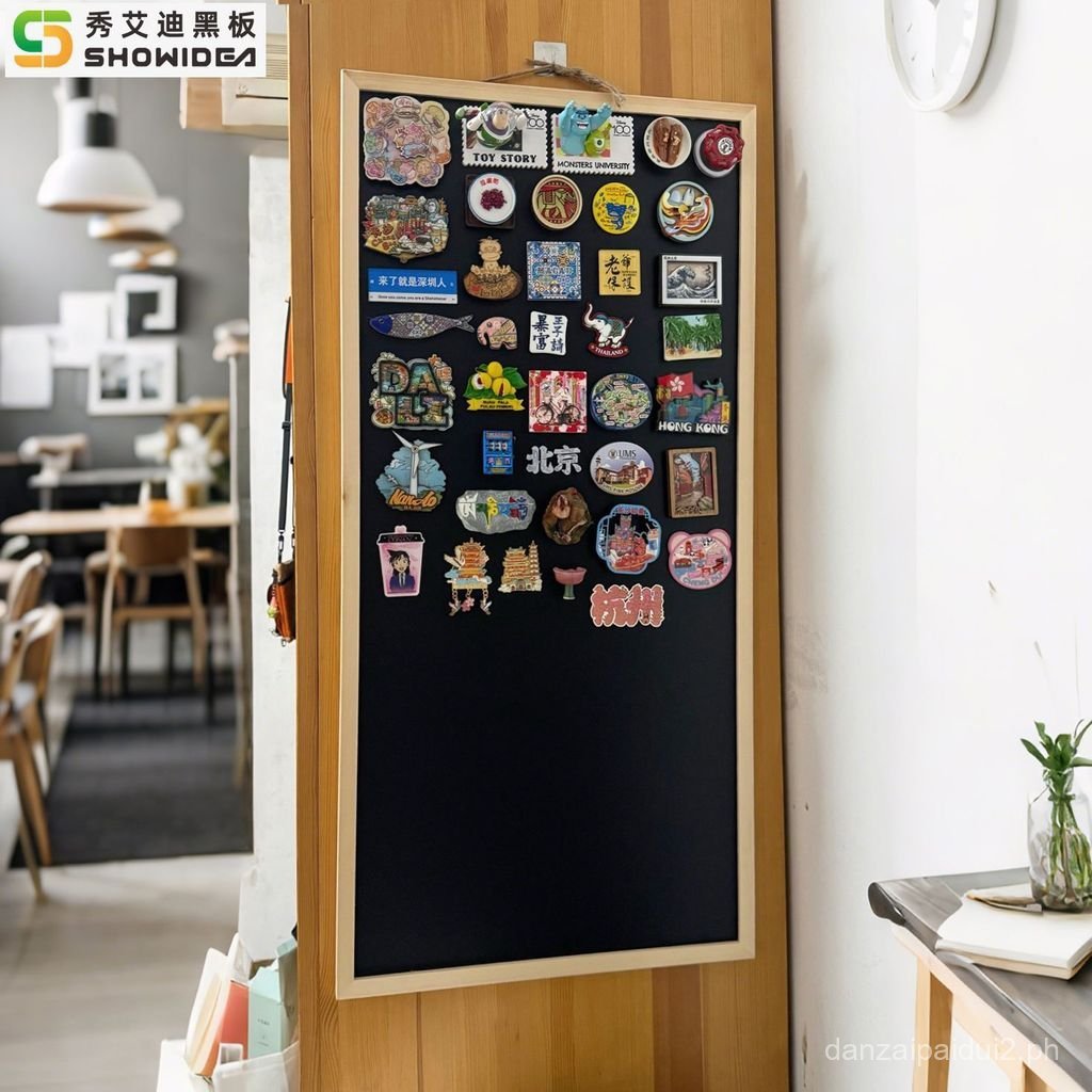 Magnetic Display Board Small Blackboard with Magnetic Fridge Stickers ...