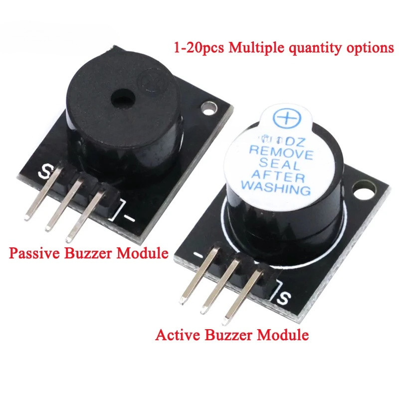 1-5Pcs Active/Passive Buzzer Module Speaker Sensor Electronic Beeper ...