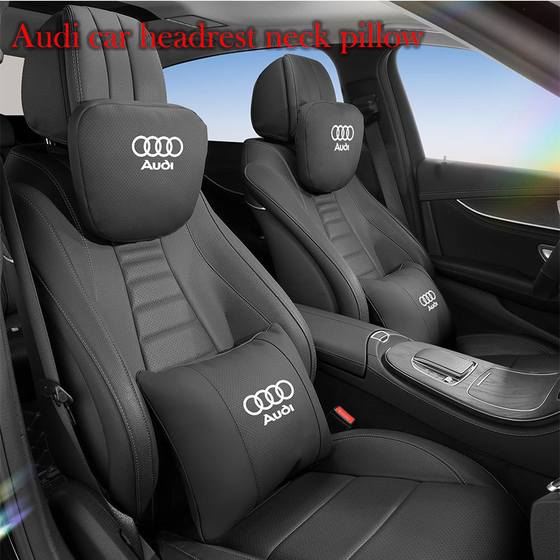 Audi car headrest and neck pillow for A4L A6L Q5L A3 A7 seats | Shopee ...