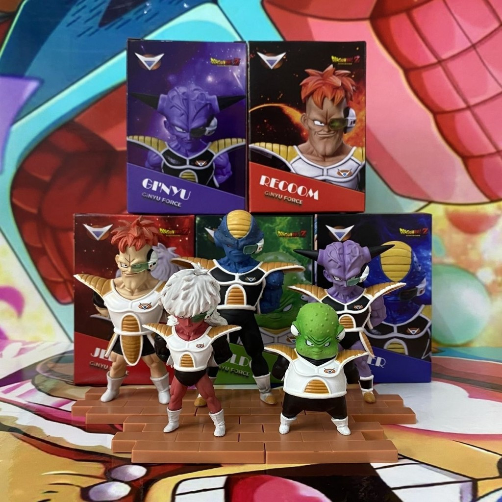 Dragon Ball Ginyu Force Team Vegeta Goku Krillin Trunks Gohan Figure ...
