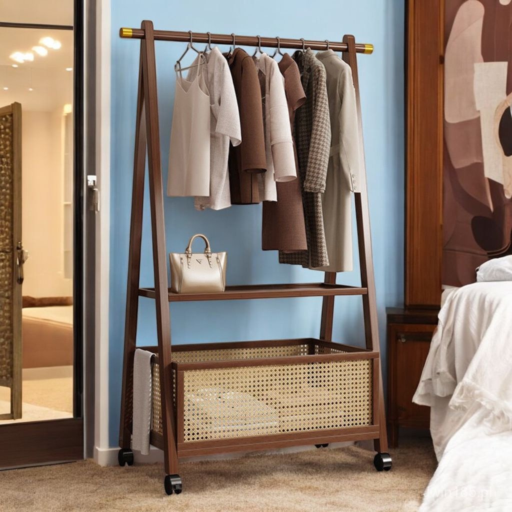 Home Storage Rack Coat Rack Bedroom Clothes Rack Drying Rack ...