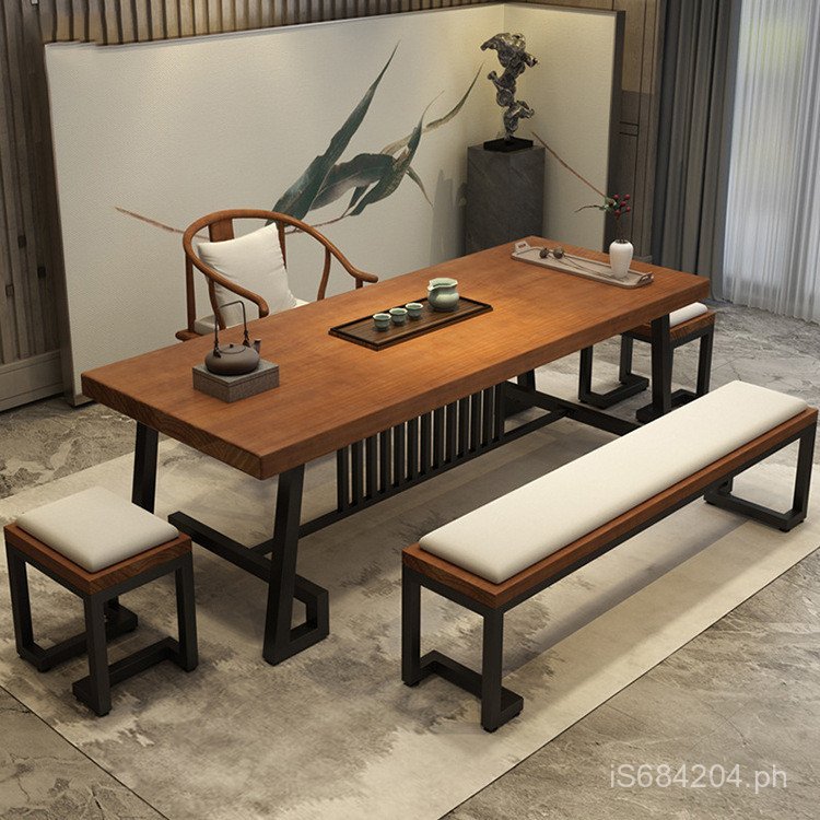 Tea Table Hotel Solid Wood Tea Brewing Office Home Table and Chair New ...