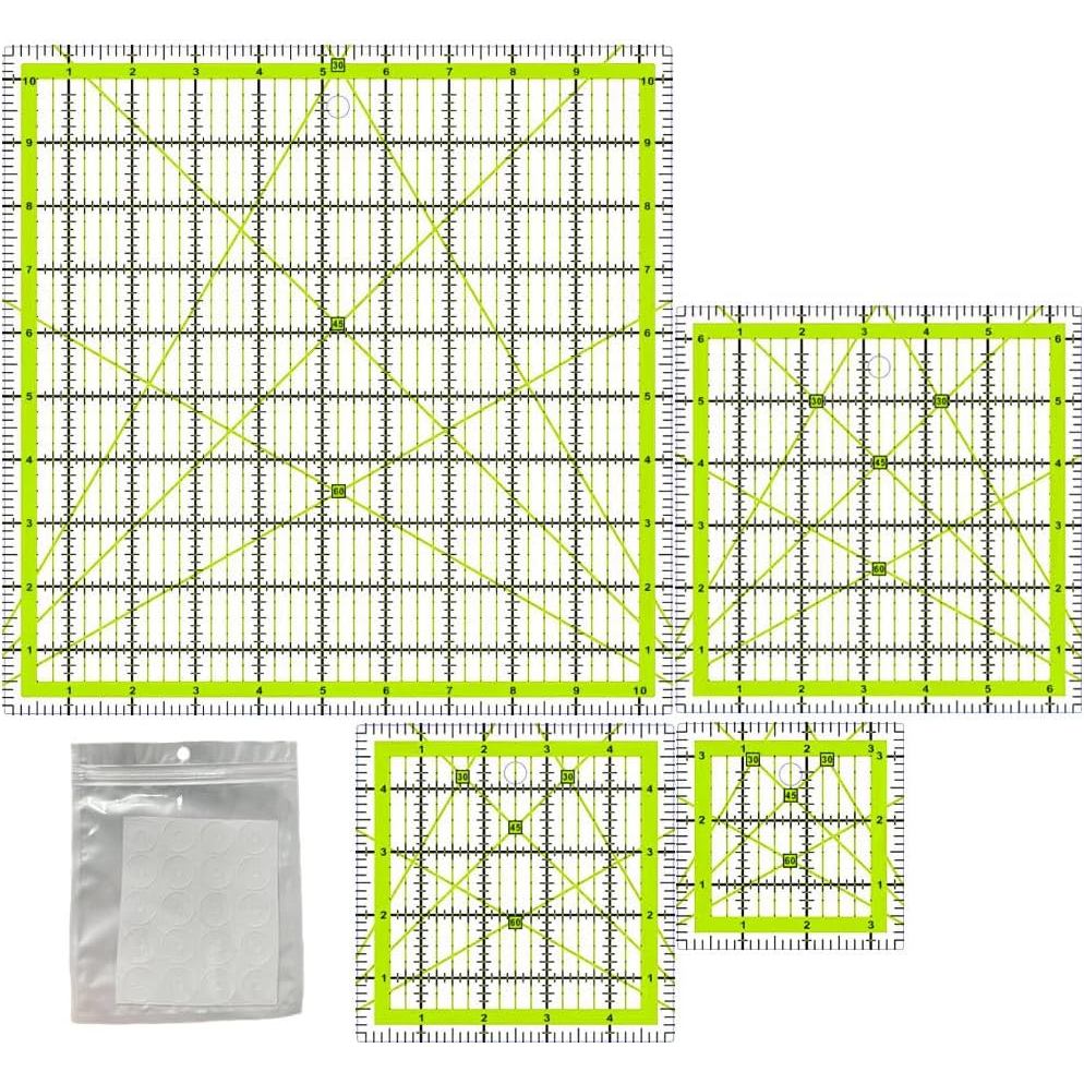 Quilting Rulers,Quilting Templates Square Ruler (3.5