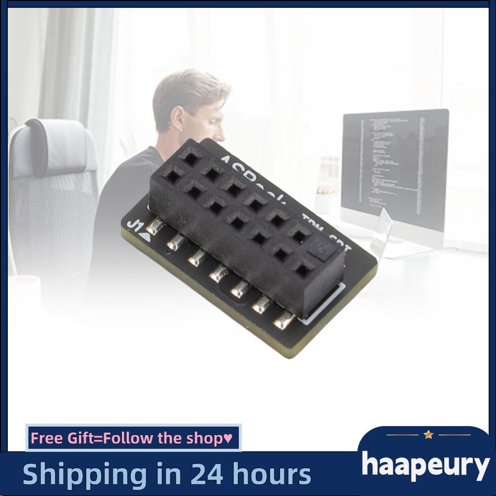 haapeury Wisoqu TPM 2.0 Cryptographic Security Module Motherboard 14Pin ...