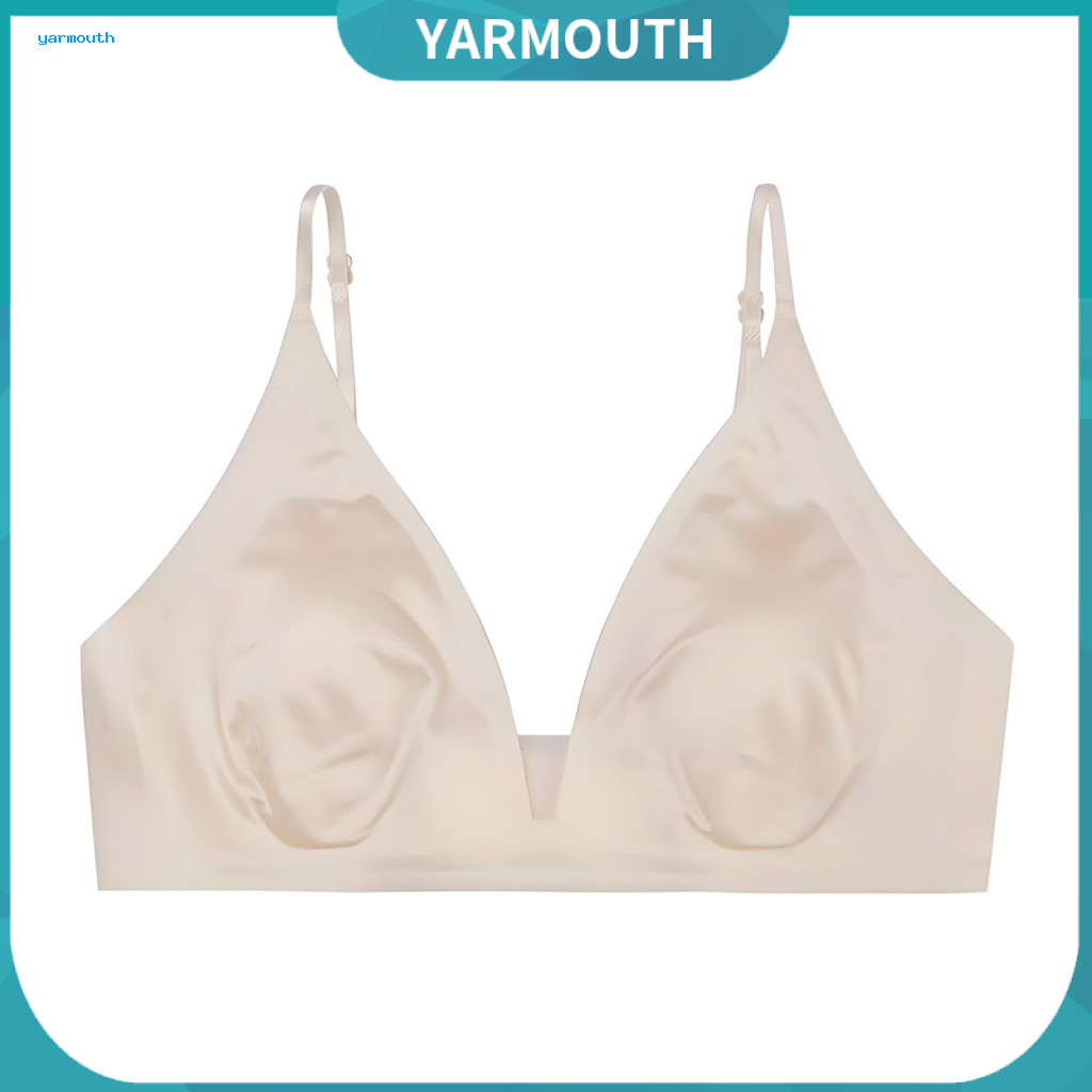 YYR_ Delicate and Breathable Bra Elastic Thin Strap Bra Sexy Satin ...
