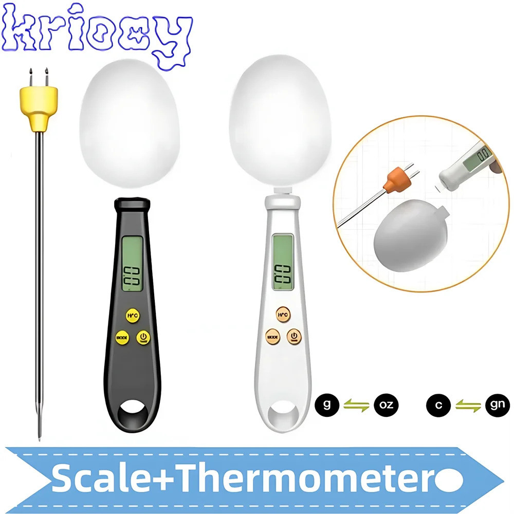 2025 Trendy 2 In 1 Electronic Scale Measuring Spoon Weighing Gram Meter ...