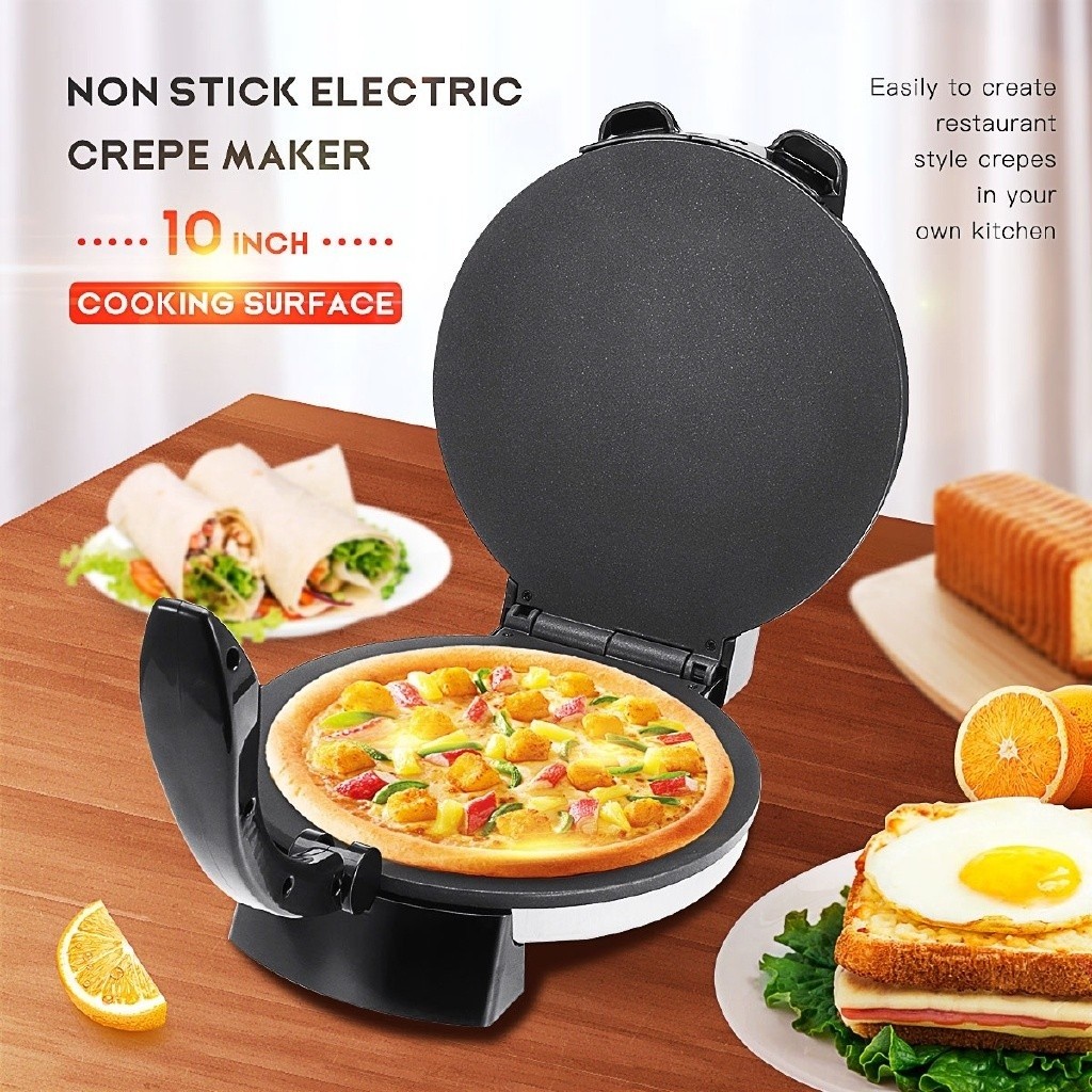 220V 2000W Paratha Chapati Flat Bread Pizza Tortilla Maker Cooking ...