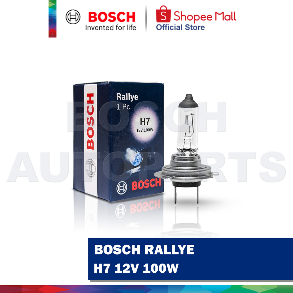Bosch Automotive Bulb Rallye H7 12V, 100W | Shopee Philippines