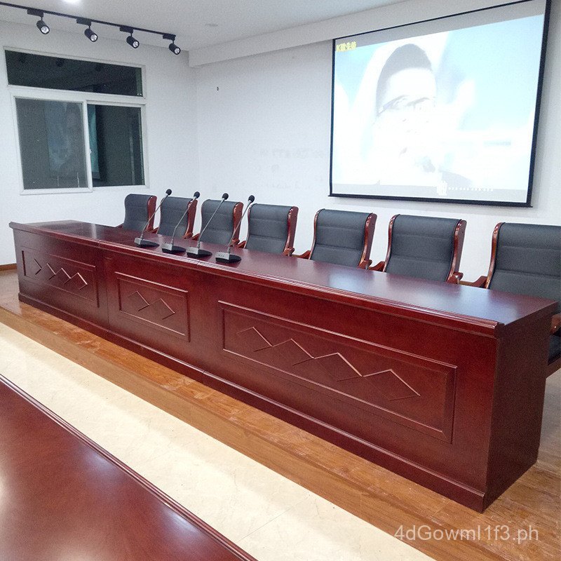Conference Room Lectern Rectangular Leader's Speech Desk Strip-shaped ...