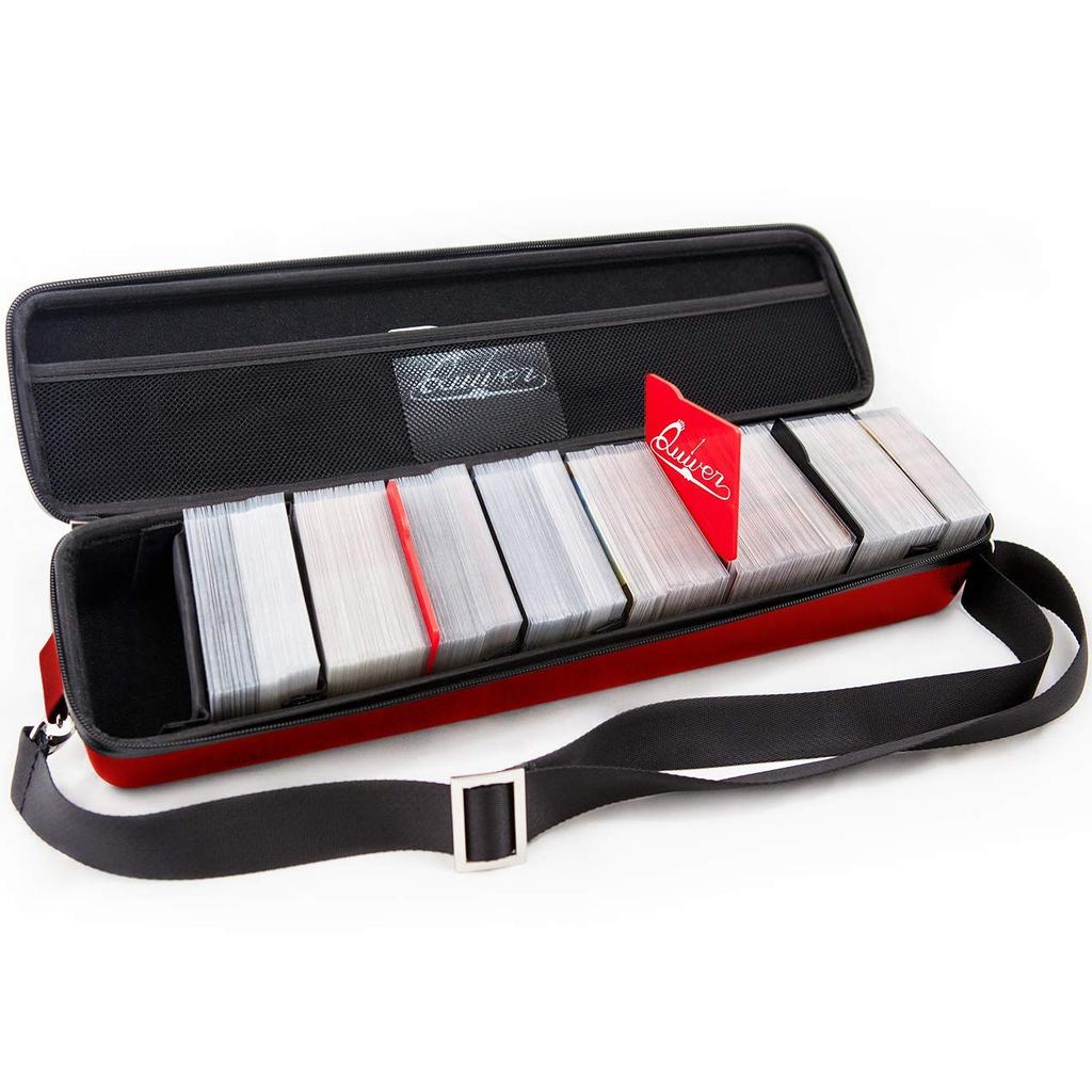 Quiver Time Red Card Case - Perfect for MTG Decks, Premium Storage Box ...