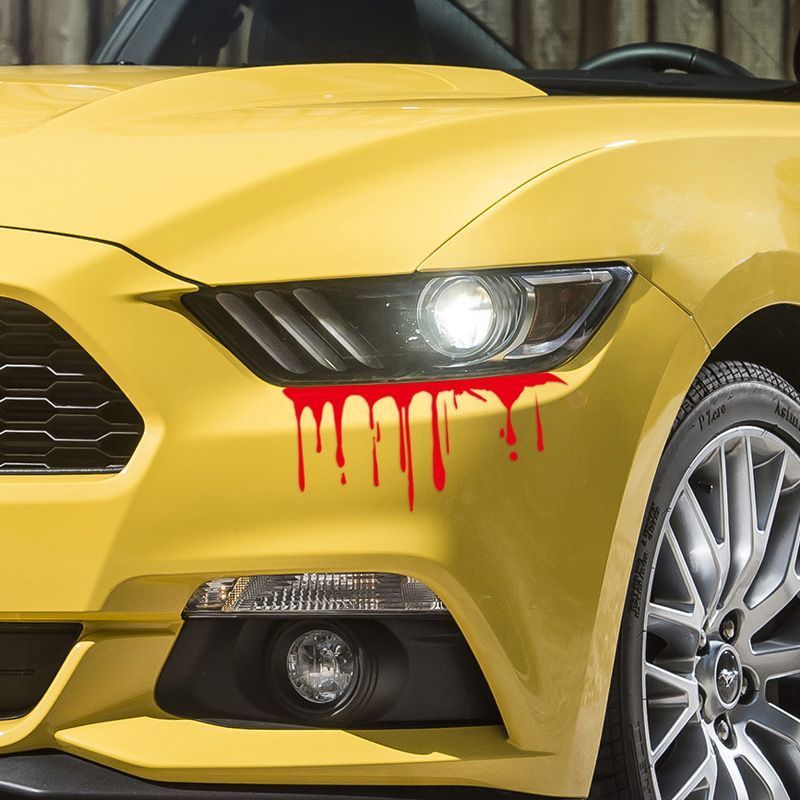 3D Blood Drip Horror Graffiti Car Sticker | Waterproof Scratch Cover ...