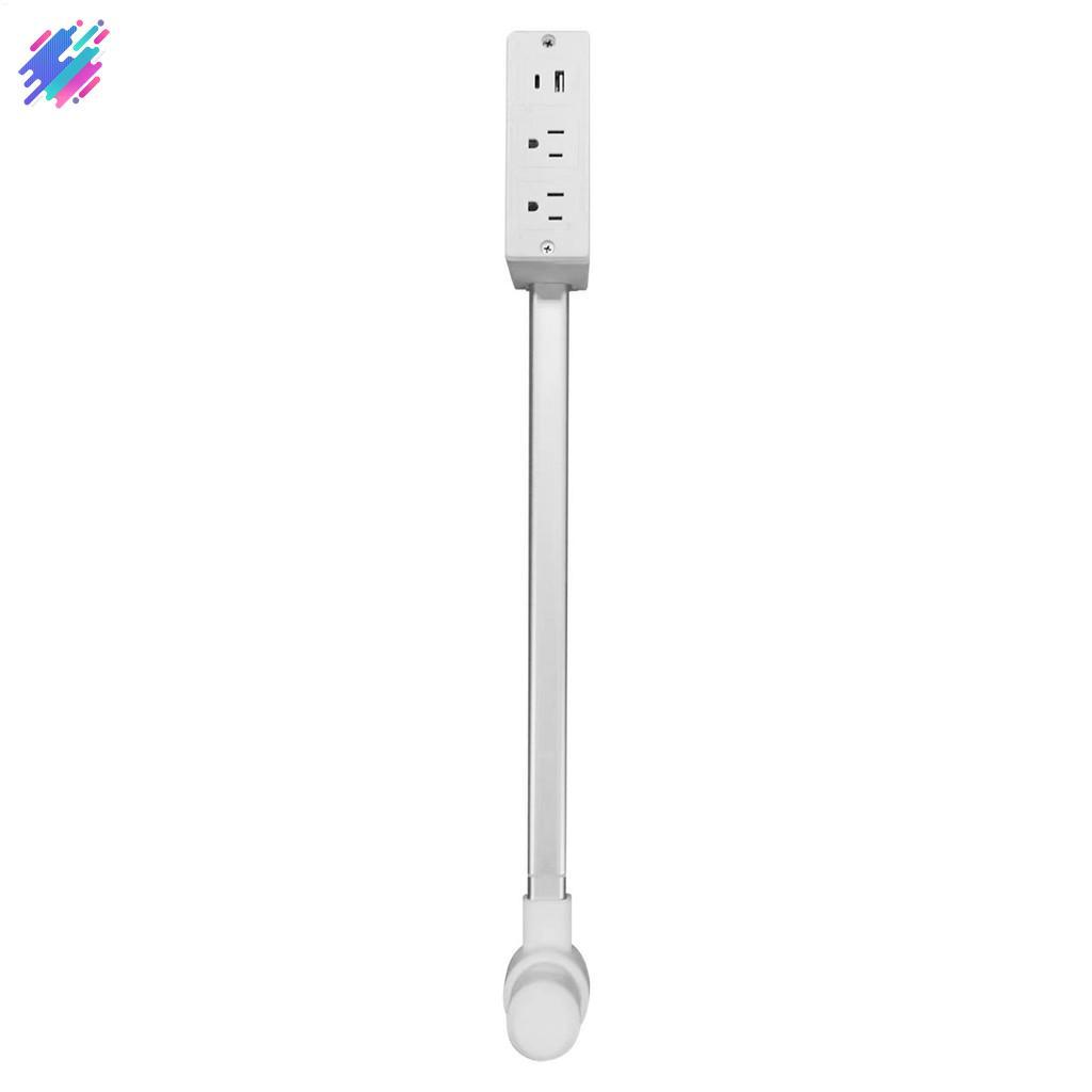 Electrical Outlet Extender Adjustable Height Multiple Outlets Rotatable ...