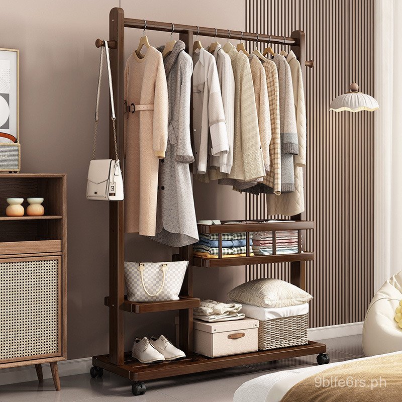 Clothes Rack Wardrobe Integrated Floor-standing Bedroom Vertical ...