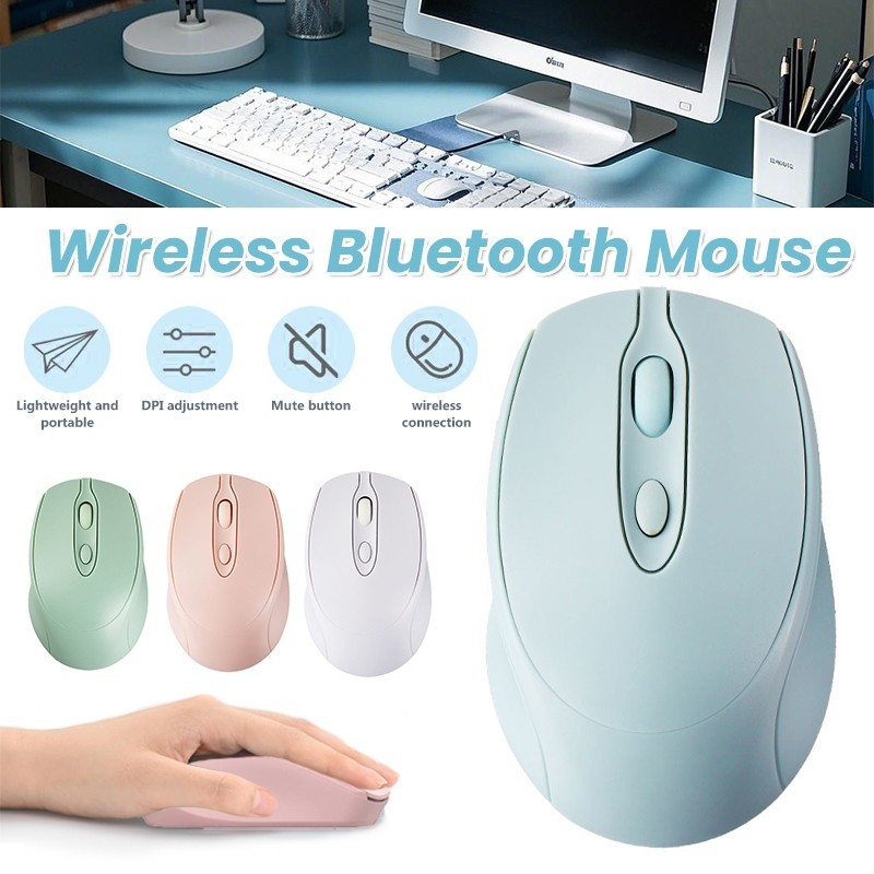 Laptop Wireless Mouse Long-range Gaming Office Mouse 2.4G Dual-mode ...