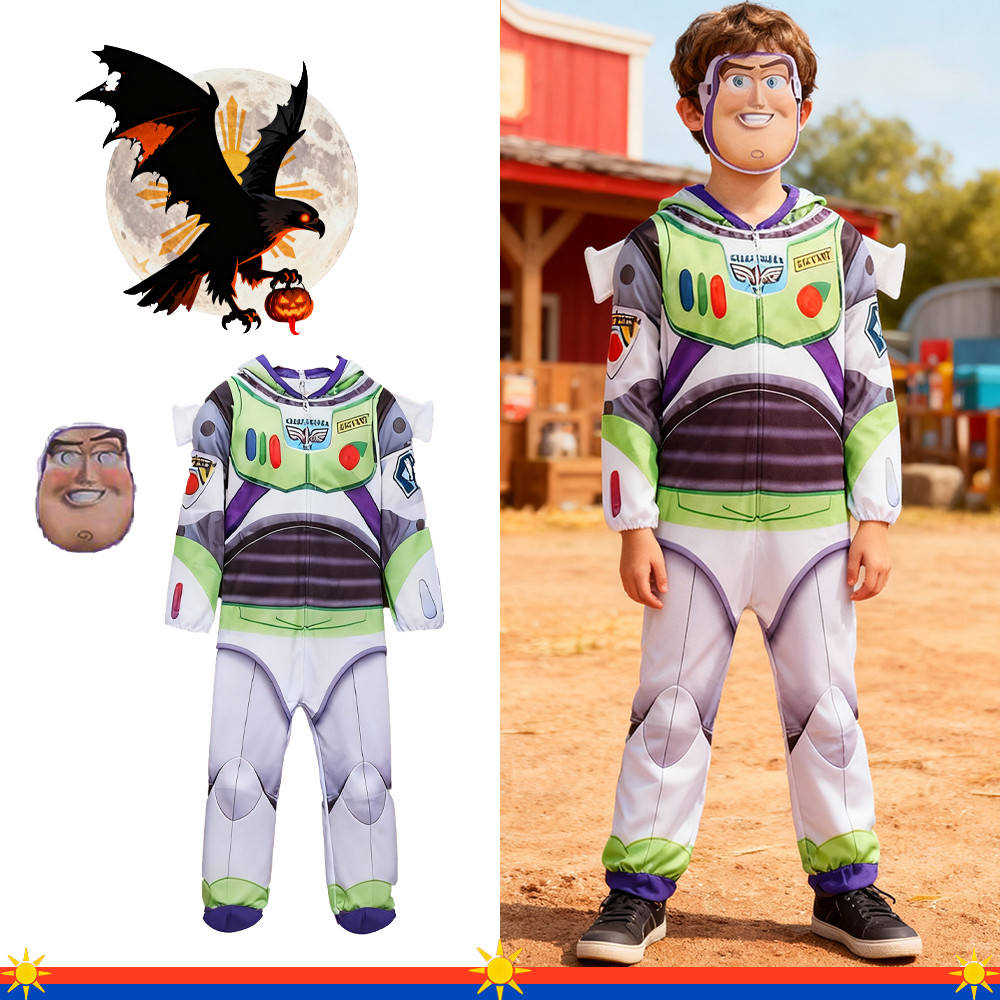Local Shipping】buzz lightyear disney toy story costume for kids cosplay buzz  costume for kids boy
