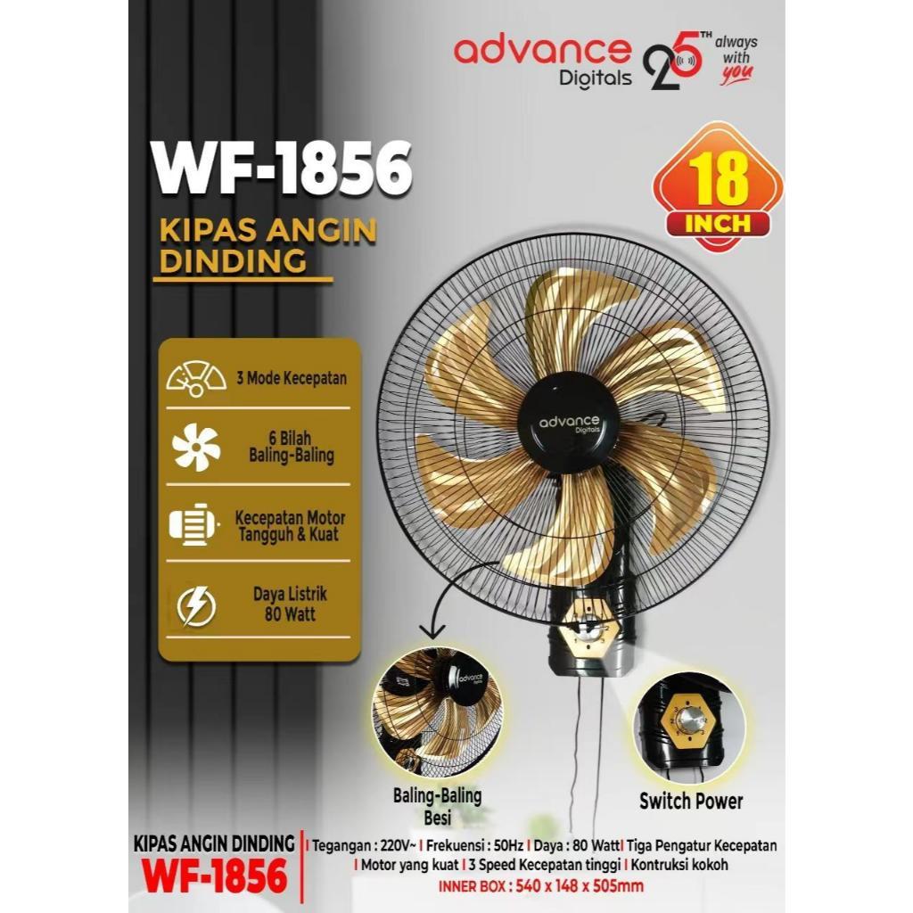 Advance WF1856 Large 18 inch Iron Wall Fan with 1 year official Advance ...