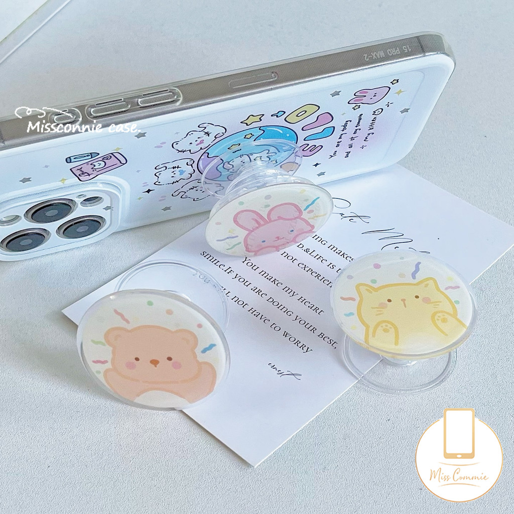 Funny Cartoon Small Bear Cute Kitten Rabbit Creative Mobile Desktop ...