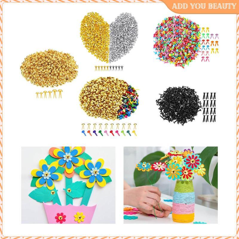 [Wishshopeefhx] 300 Pieces Paper Fasteners, Split Pins,Art Craft ...
