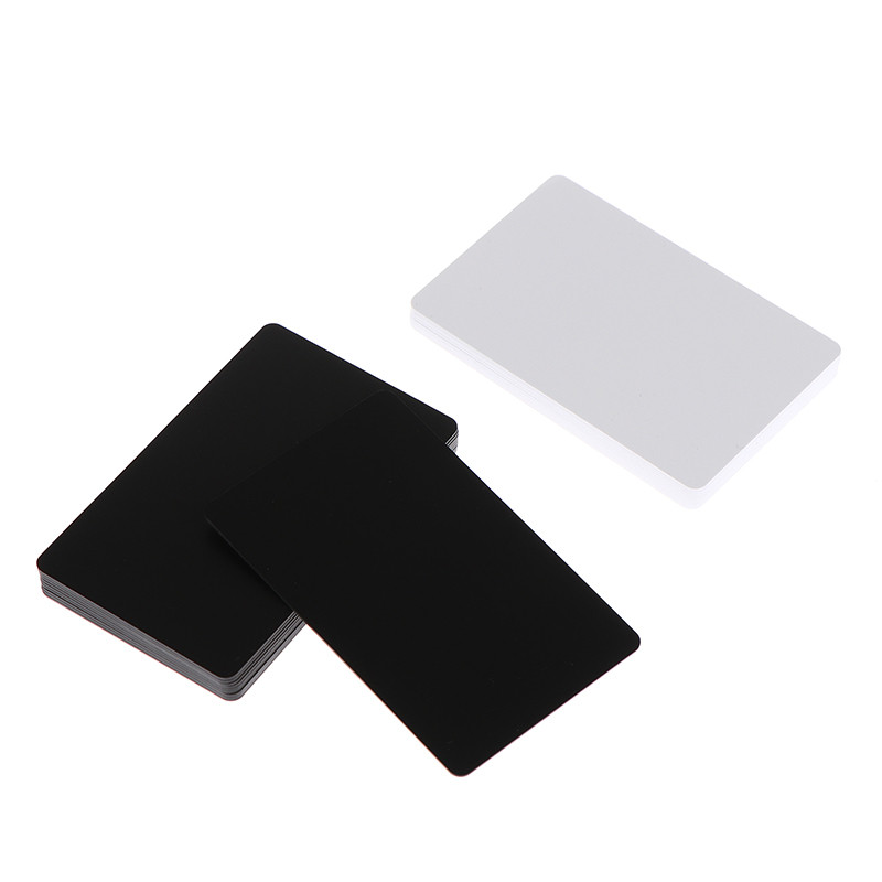 GMARTY 5/10Pcs NFC215 Black White Cards Rewritable NFC NT-AG215 PVC ...