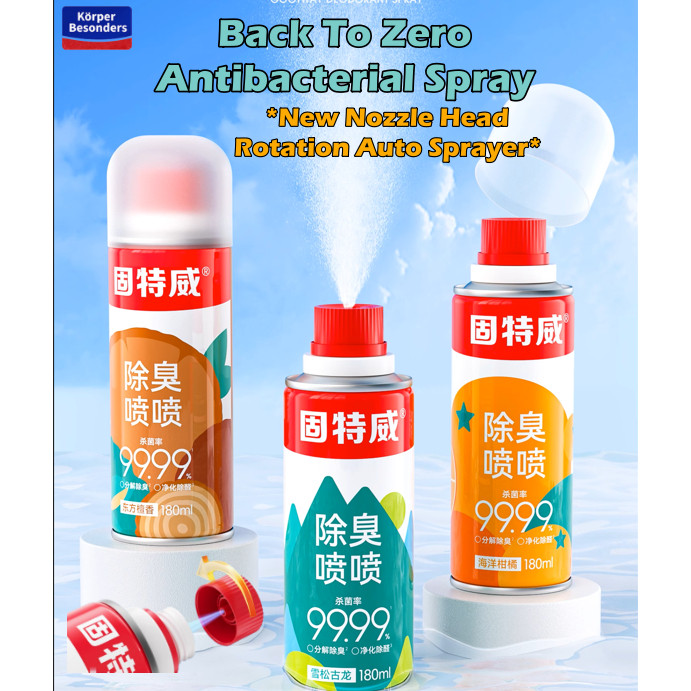Korper Besonders Air Freshener Antibacterial Spray Back to Zero ...