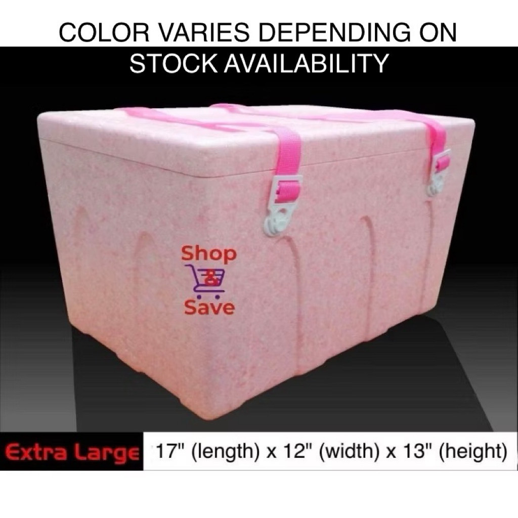 STYRO BOX / CHEST EXTRA LARGE / ICE BOX / COOLER / STYROFOAM | Shopee ...